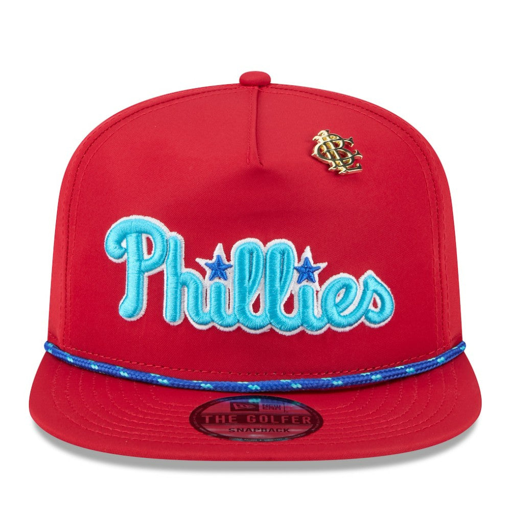 Philadelphia Phillies 2025 Big League Chew Golfer Snapback Hat Red