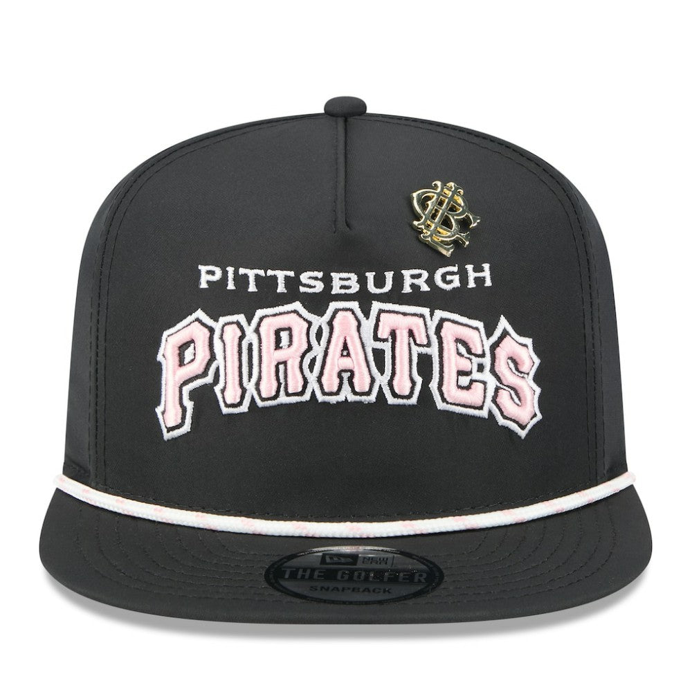 Pittsburgh Pirates 2025 Big League Chew Golfer Snapback Hat Black