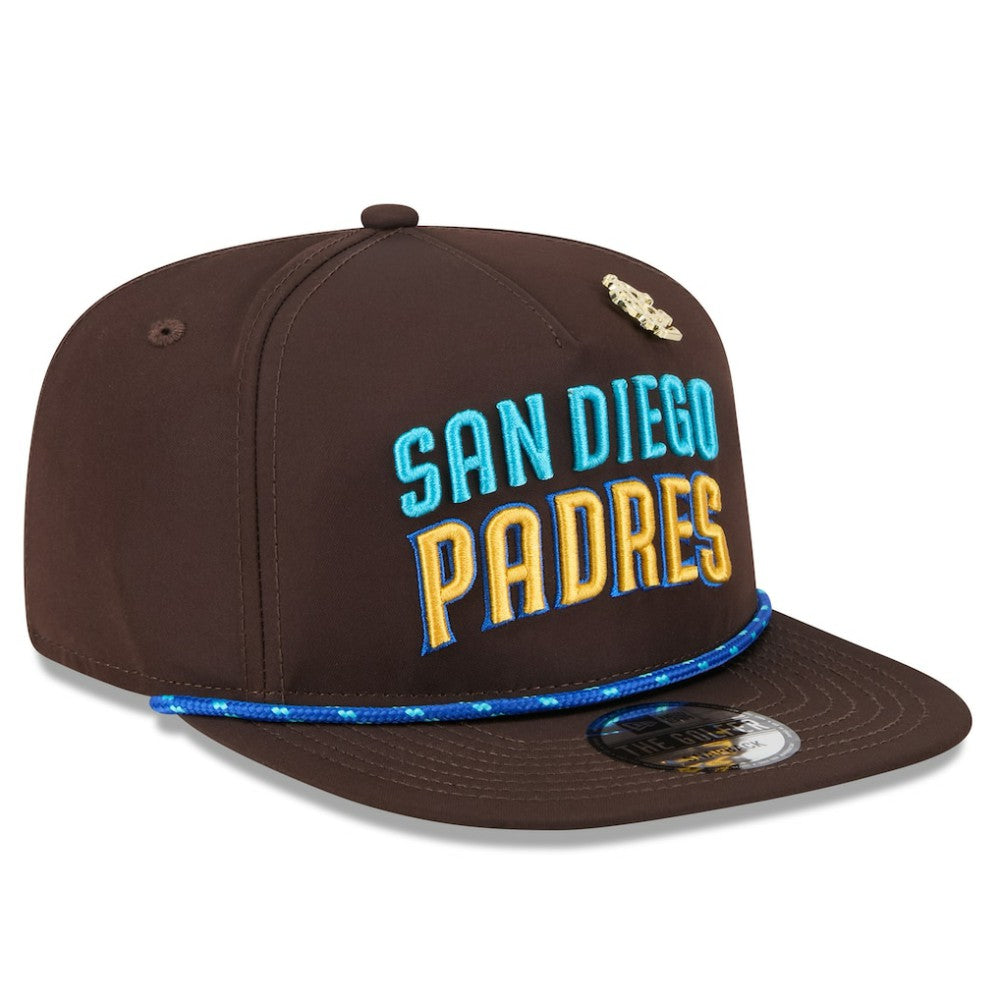 San Diego Padres 2025 Big League Chew Golfer Snapback Hat Brown