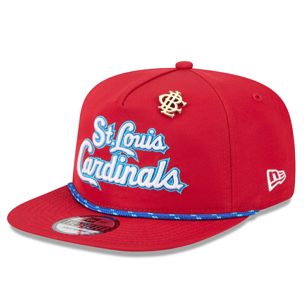 St. Louis Cardinals 2025 Big League Chew Golfer Snapback Hat Red