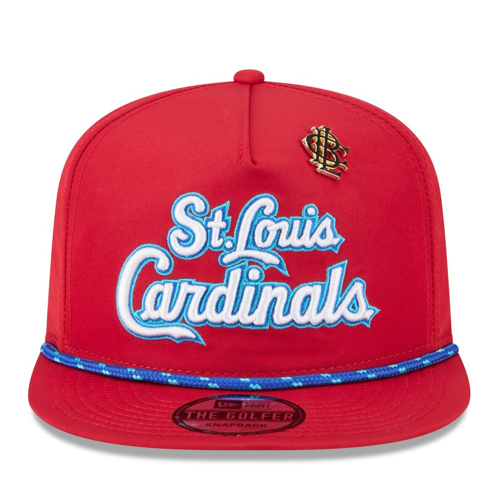 St. Louis Cardinals 2025 Big League Chew Golfer Snapback Hat Red