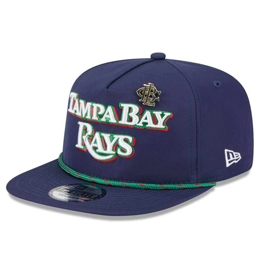 Tampa Bay Rays 2025 Big League Chew Golfer Snapback Hat Navy