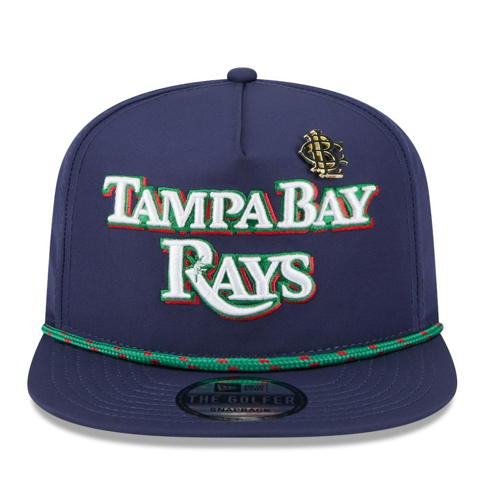 Tampa Bay Rays 2025 Big League Chew Golfer Snapback Hat Navy