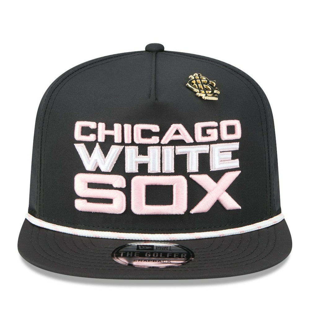 Chicago White Sox 2025 Big League Chew Golfer Snapback Hat Black