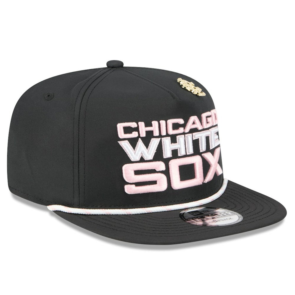 Chicago White Sox 2025 Big League Chew Golfer Snapback Hat Black