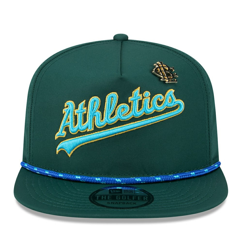 Athletics 2025 Big League Chew Golfer Snapback Hat Green