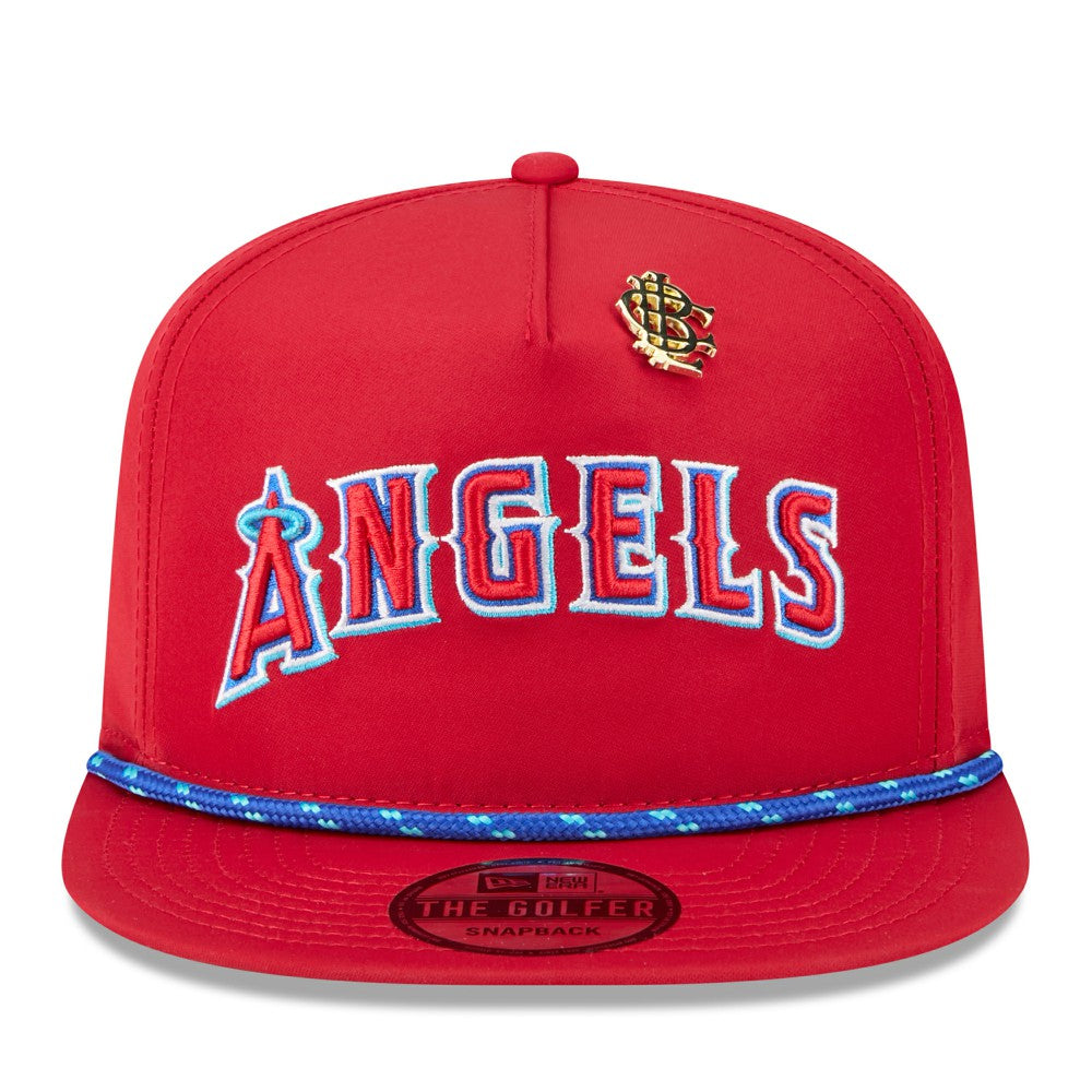Los Angeles Angels 2025 Big League Chew Golfer Snapback Hat Red