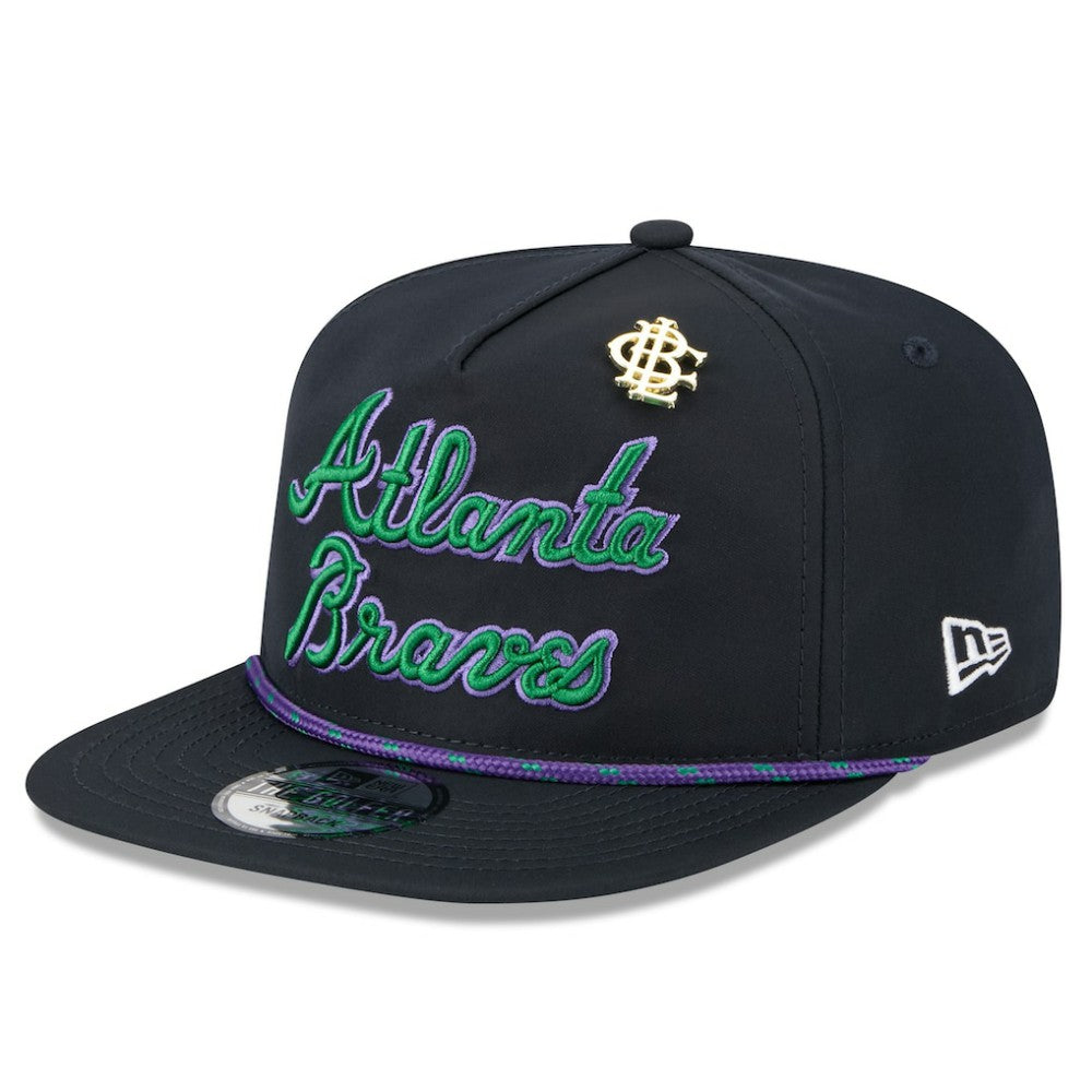 Atlanta Braves 2025 Big League Chew Golfer Snapback Hat Navy