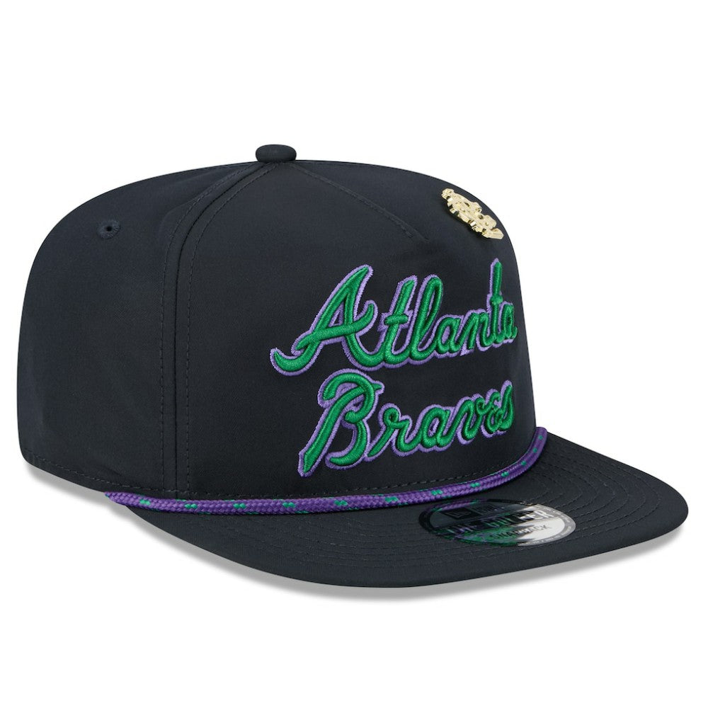 Atlanta Braves 2025 Big League Chew Golfer Snapback Hat Navy