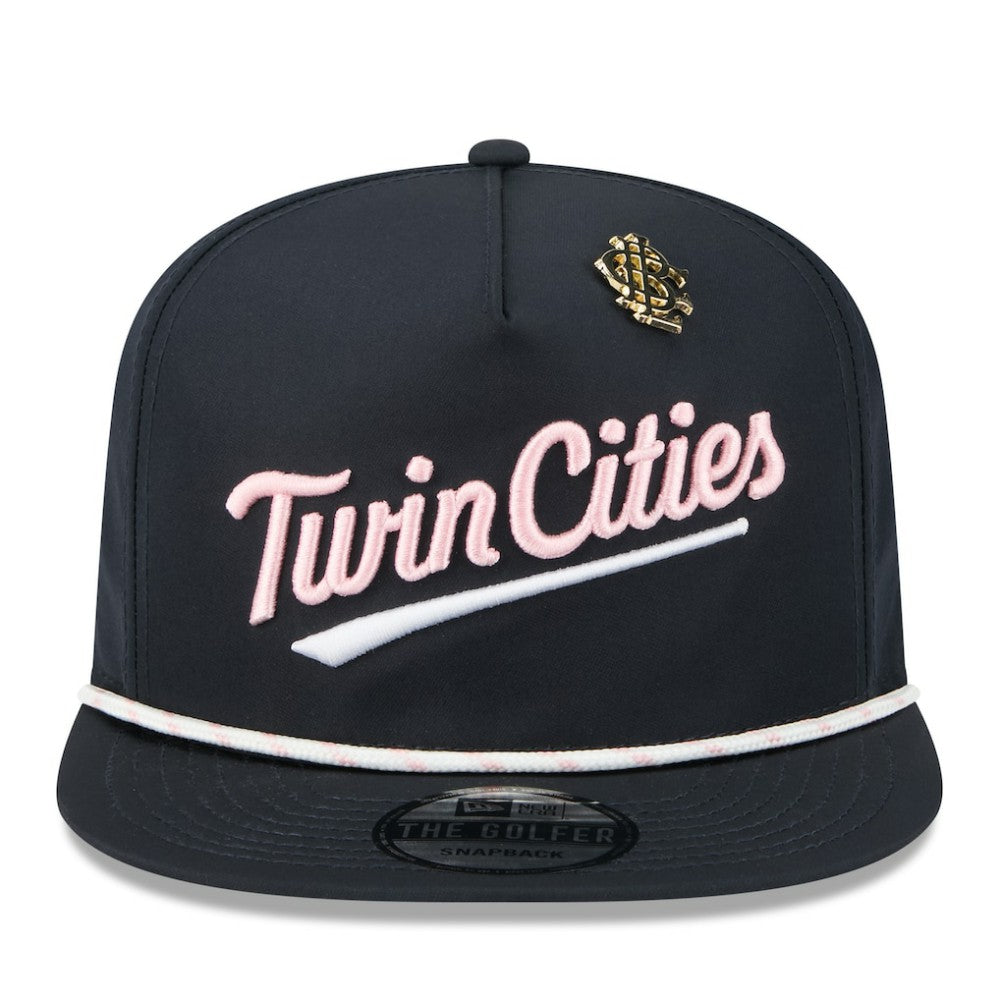 Minnesota Twins 2025 Big League Chew Golfer Snapback Hat Navy