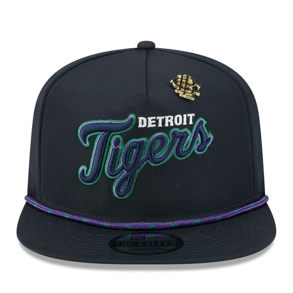 Detroit Tigers 2025 Big League Chew Golfer Snapback Hat Navy