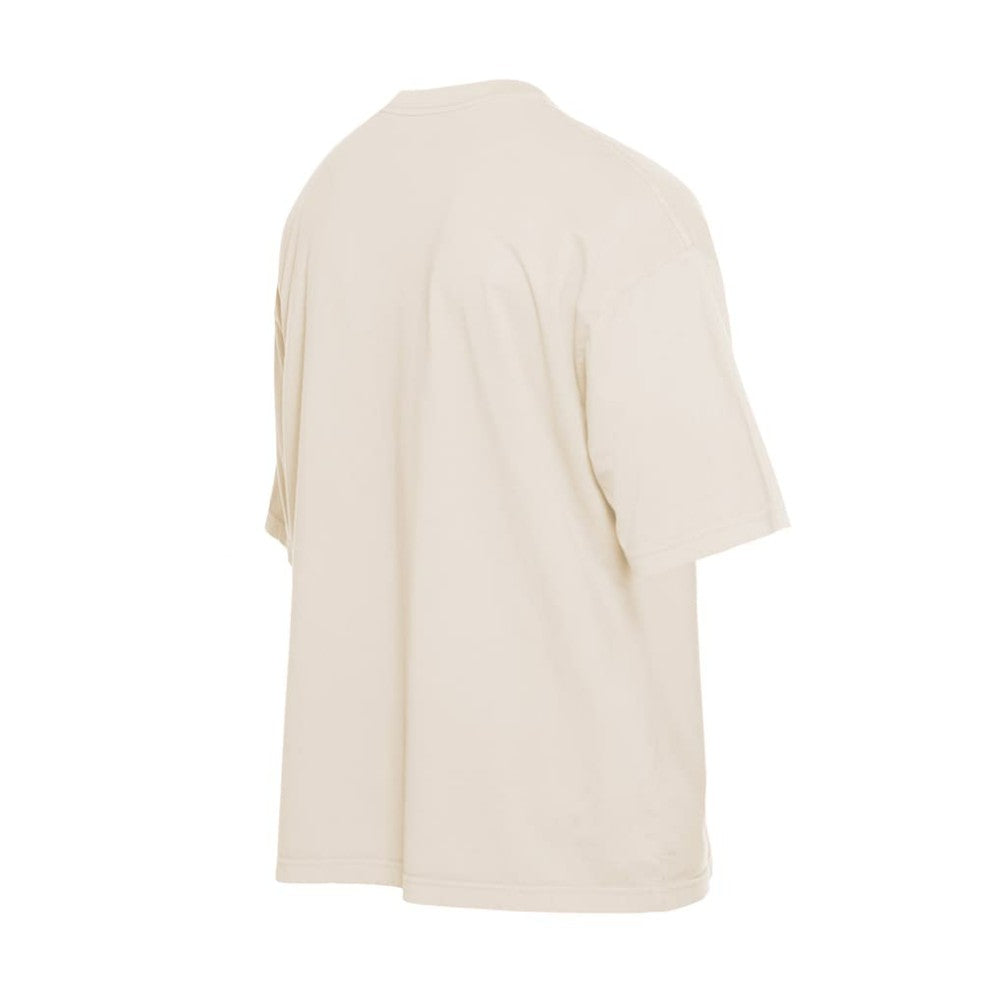 Chicago Cubs Cooperstown Collection Oversized Throwback Distressed T-Shirt Cream