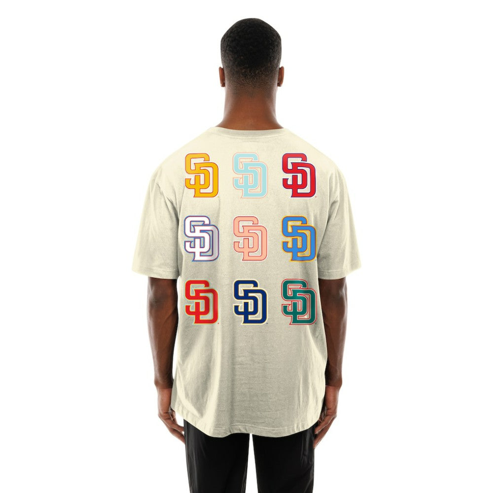 San Diego Padres Ransom Note Oversized T-Shirt Cream