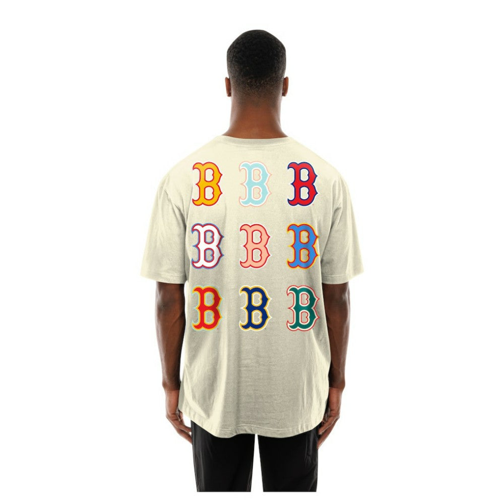Boston Red Sox Ransom Note Oversized T-Shirt Cream