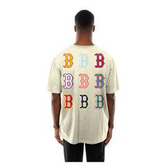 Boston Red Sox Ransom Note Oversized T-Shirt Cream