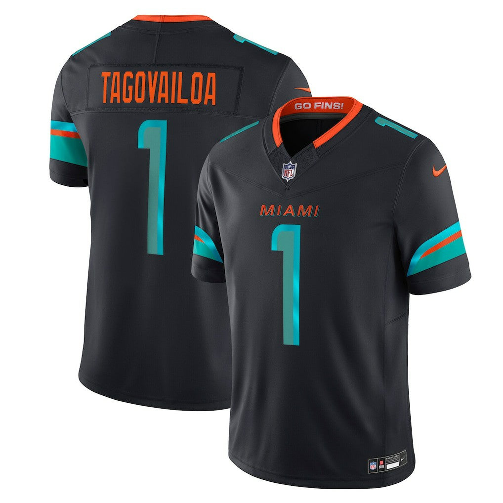 Tua Tagovailoa Miami Dolphins 2025 Rivalries Collection Limited Jersey - Pitch Blue on sale