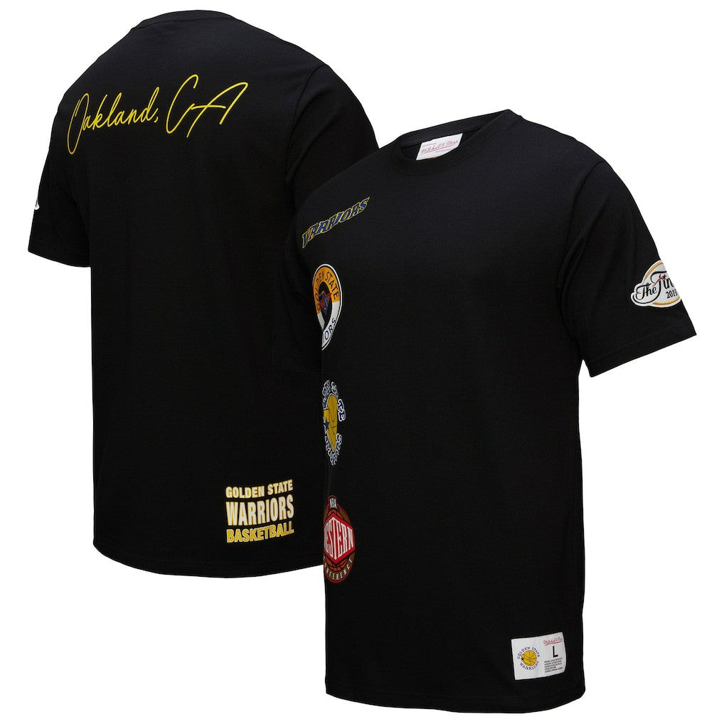Golden State Warriors Black Out Collection Vintage Premium T-Shirt sale - Black for sale