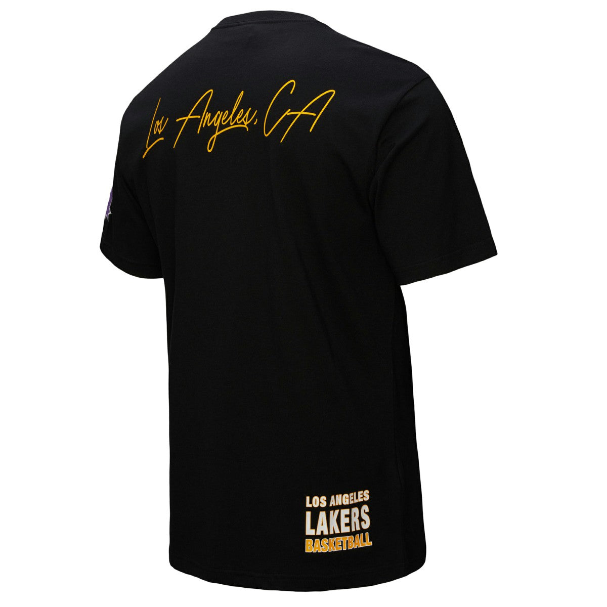 Los Angeles Lakers Black Out Collection Vintage Premium T-Shirt - Black shop