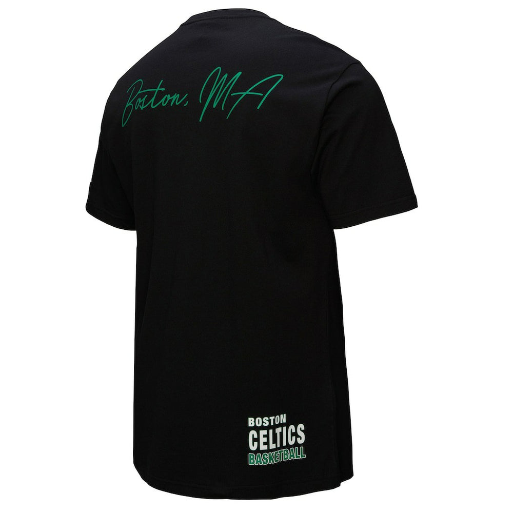 Boston Celtics Black Out Collection Vintage Premium T-Shirt - Black outlet