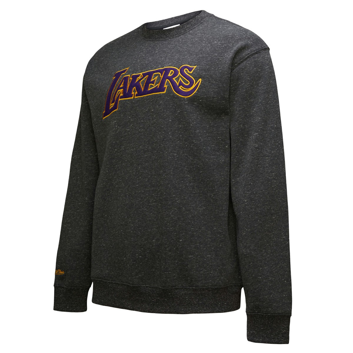 Los Angeles Lakers Black Out Collection Snow Washed Vintage Logo Pullover Sweatshirt - Black online