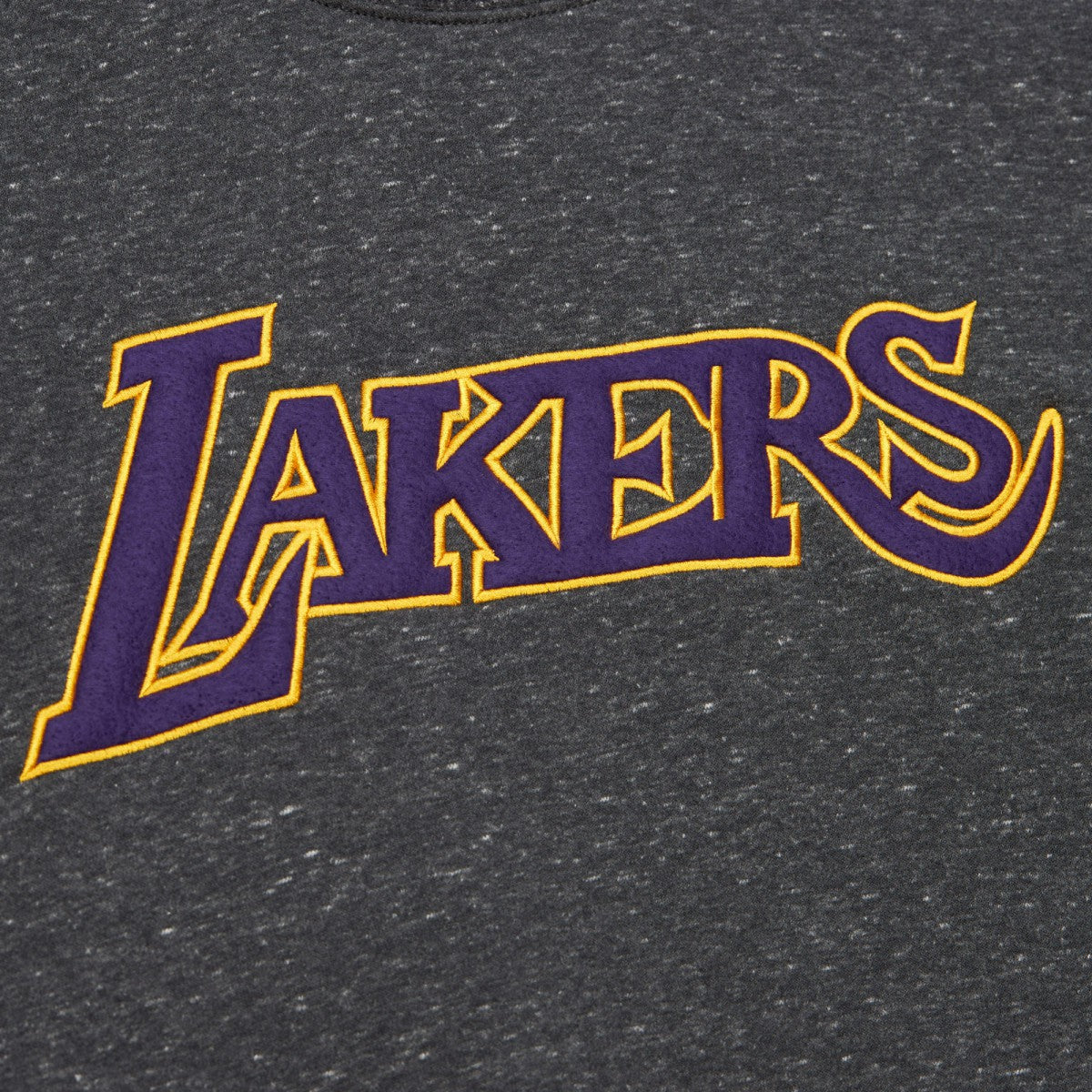 Los Angeles Lakers Black Out Collection Snow Washed Vintage Logo Pullover Sweatshirt - Black online