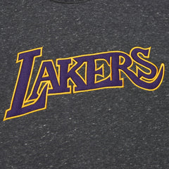 Los Angeles Lakers Black Out Collection Snow Washed Vintage Logo Pullover Sweatshirt - Black online