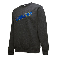 Golden State Warriors Black Out Collection Snow Washed Vintage Logo Pullover Sweatshirt sale - Black discount