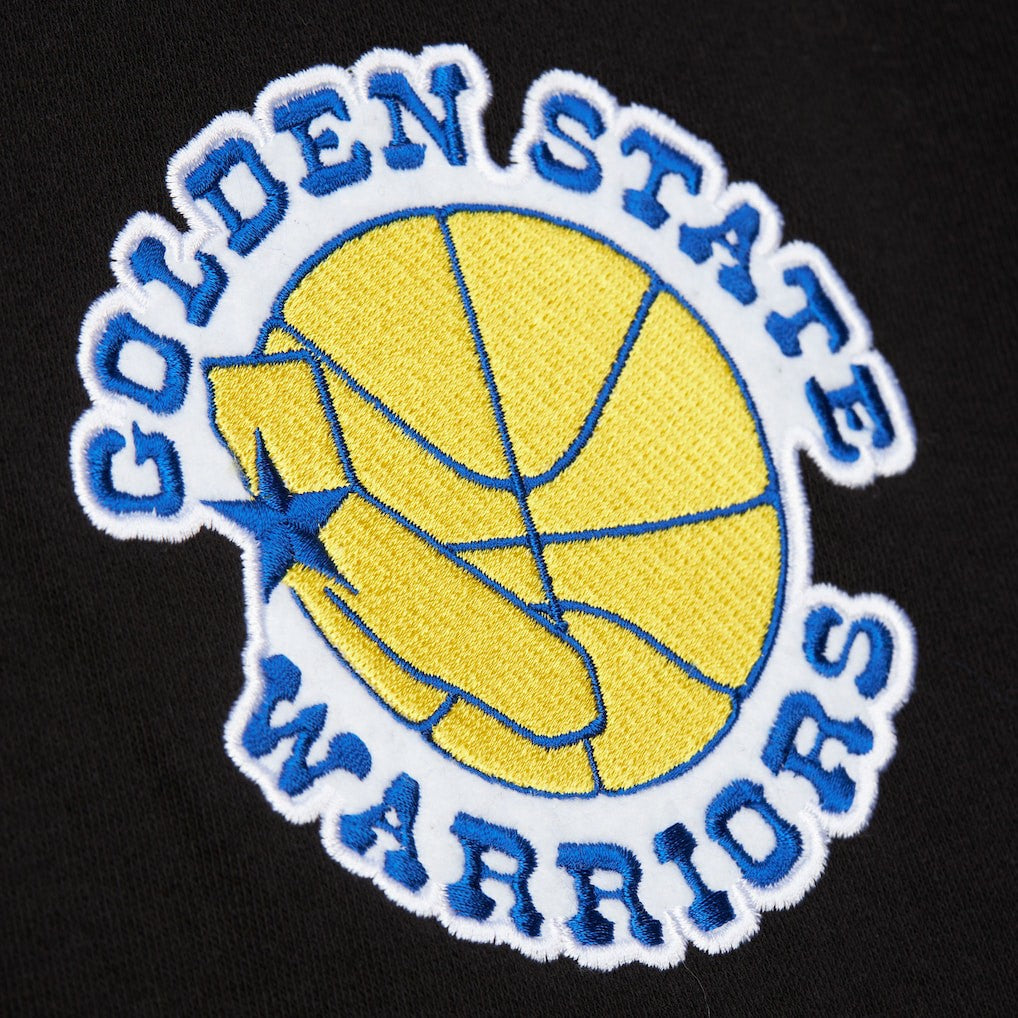 Golden State Warriors Hardwood Classics Blackout Collection Pullover Hoodie sale - Black cheap