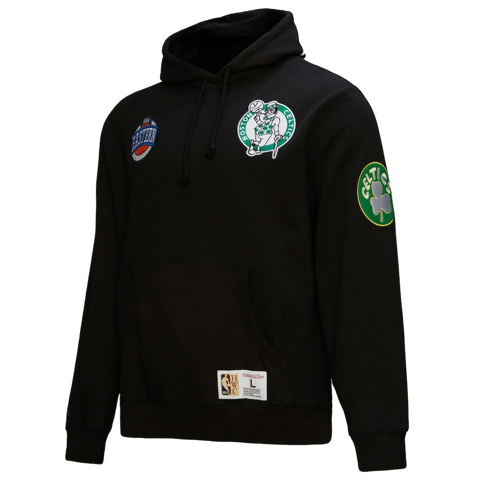 Boston Celtics Hardwood Classics Blackout Collection Pullover Hoodie - Black shop