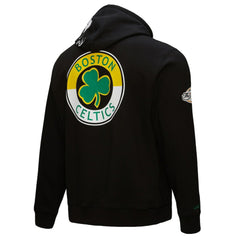 Boston Celtics Hardwood Classics Blackout Collection Pullover Hoodie - Black shop