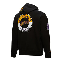 Los Angeles Lakers Hardwood Classics Blackout Collection Pullover Hoodie - Black shop