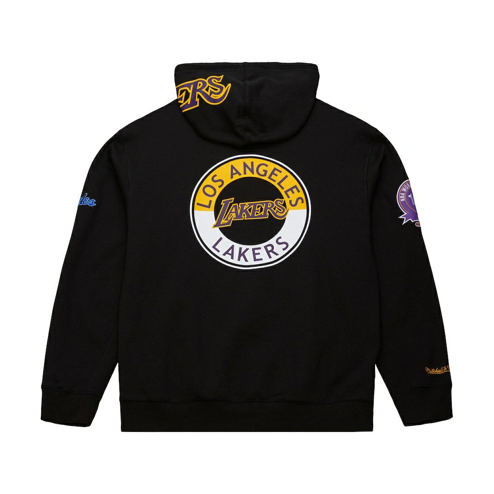 Los Angeles Lakers Hardwood Classics Blackout Collection Pullover Hoodie - Black shop