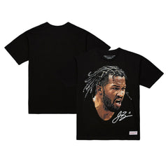 Jalen Brunson NBA Unisex Real Big Face Player T-Shirt - Black sale