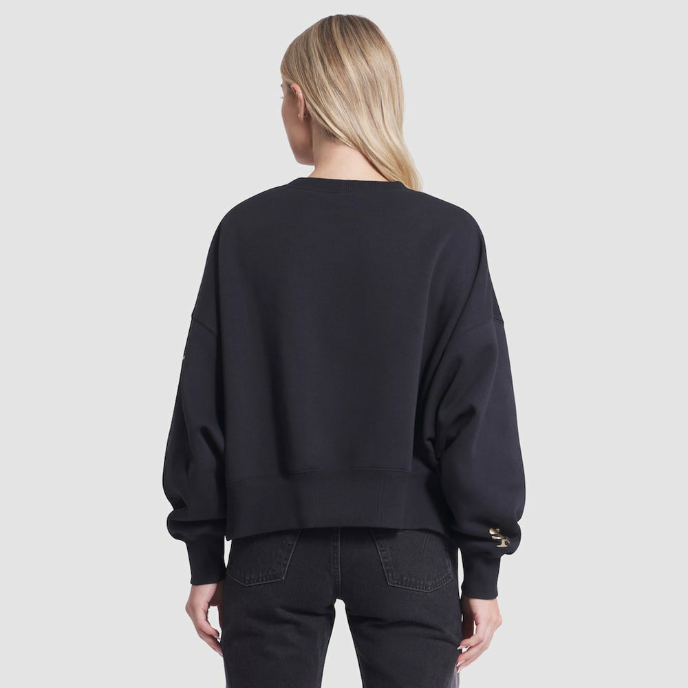 San Francisco 49ers Women's 2025 Rivalries Collection Oversized Phoenix Fleece Sweatshirt - Black outlet