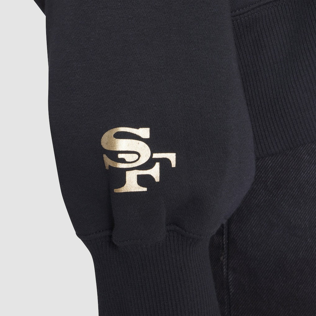 San Francisco 49ers Women's 2025 Rivalries Collection Oversized Phoenix Fleece Sweatshirt - Black outlet