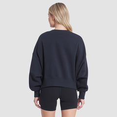 Miami Dolphins Women's 2025 Rivalries Collection Oversized Phoenix Fleece Sweatshirt - Pitch Blue cheap