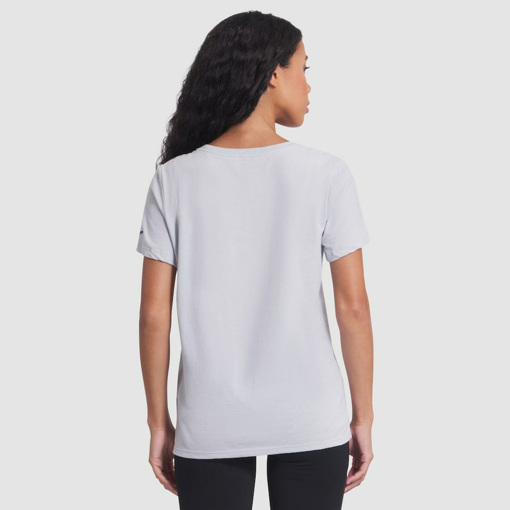 New England Patriots Women's 2025 Rivalries Collection Slub Dri-FIT T-Shirt - Silver discount
