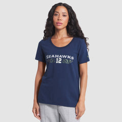 Seattle Seahawks Women's 2025 Rivalries Collection Slub Dri-FIT T-Shirt - College Navy online