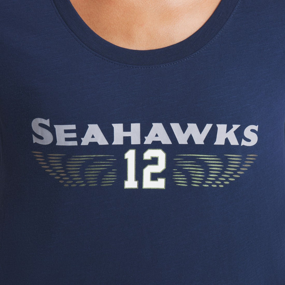 Seattle Seahawks Women's 2025 Rivalries Collection Slub Dri-FIT T-Shirt - College Navy online