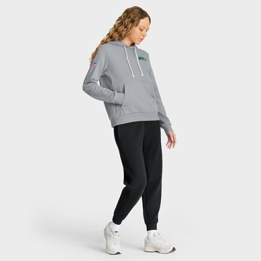Seattle Seahawks Women's 2025 Rivalries Collection Standard Issue Sideline Dri-FIT Hoodie - Wolf Gray online