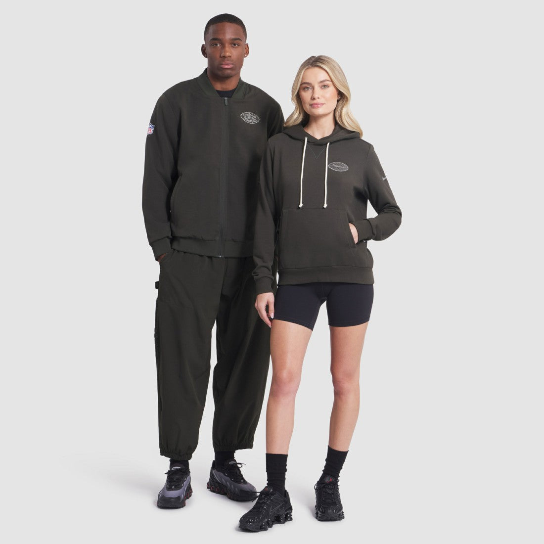 New York Jets Women's 2025 Rivalries Collection Standard Issue Sideline Dri-FIT Hoodie - Gotham Green online