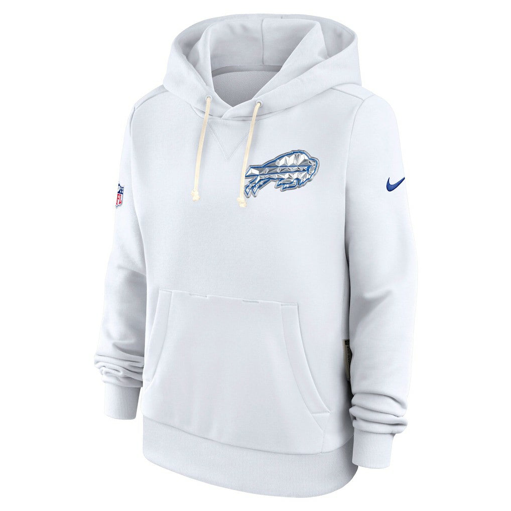 Buffalo Bills Women's 2025 Rivalries Collection Standard Issue Sideline Dri-FIT Hoodie - White online