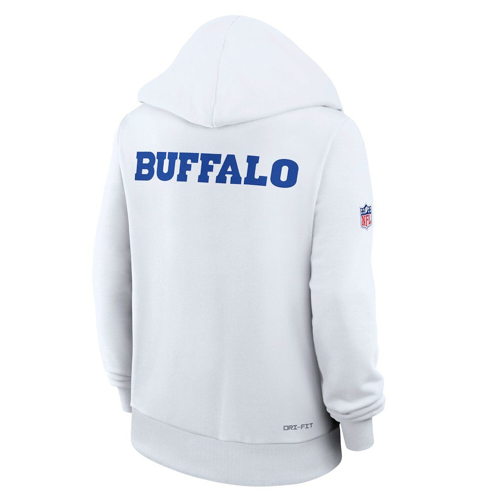 Buffalo Bills Women's 2025 Rivalries Collection Standard Issue Sideline Dri-FIT Hoodie - White online