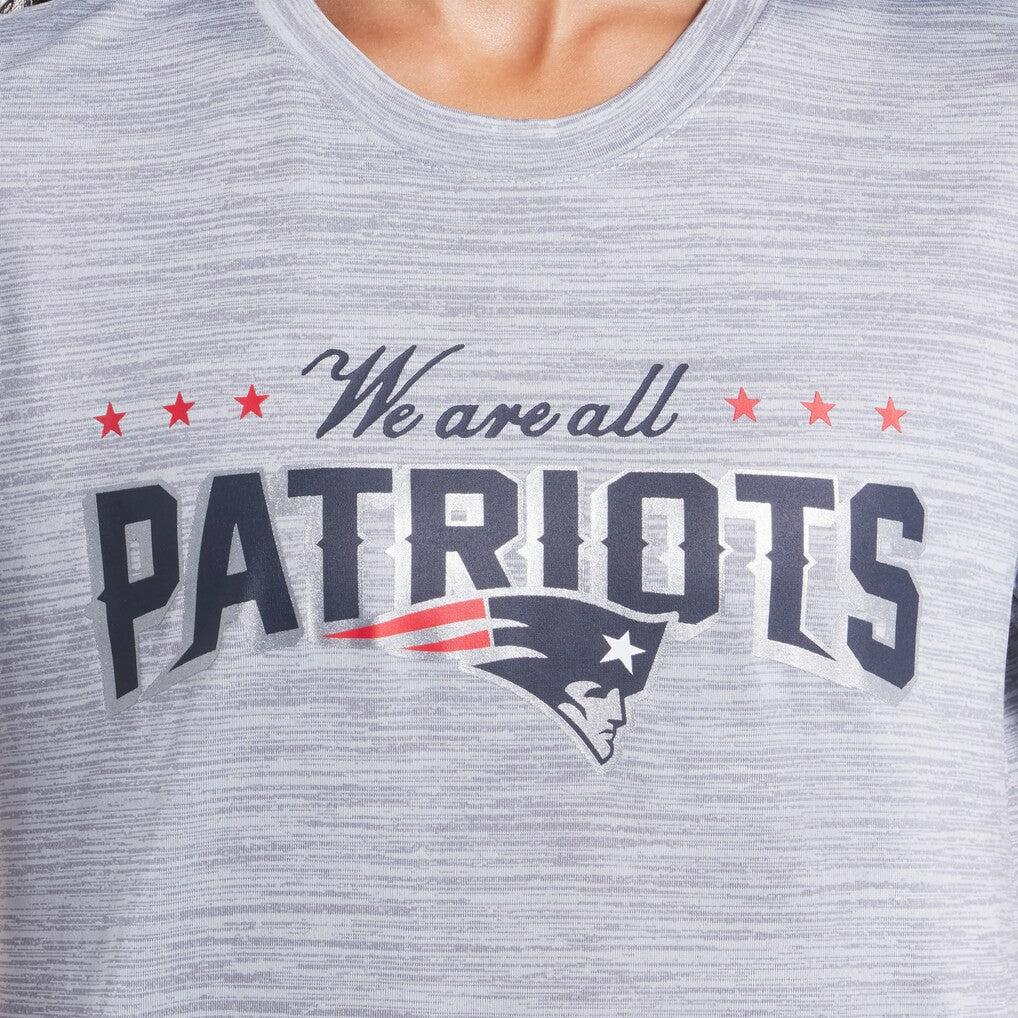 New England Patriots Women's 2025 Rivalries Collection Sideline Velocity Dri-FIT T-Shirt - Silver sale