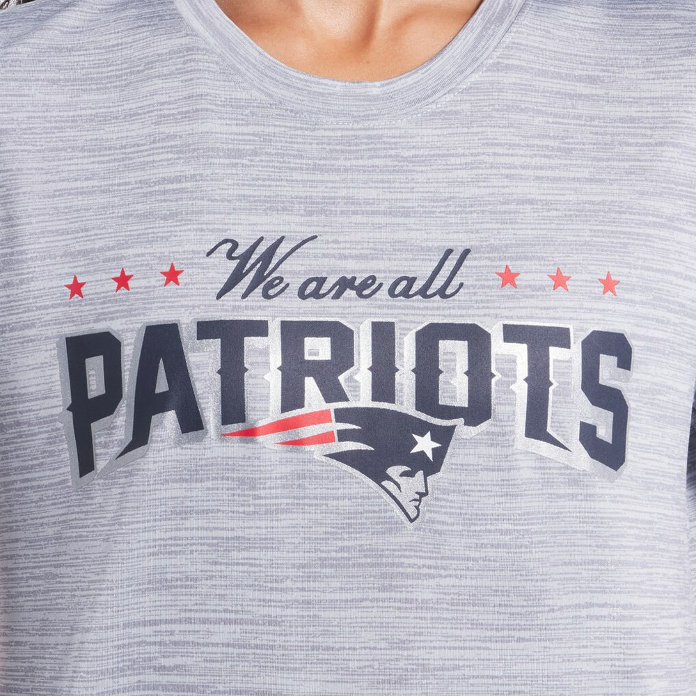 New England Patriots Women's 2025 Rivalries Collection Sideline Velocity Dri-FIT T-Shirt - Silver sale