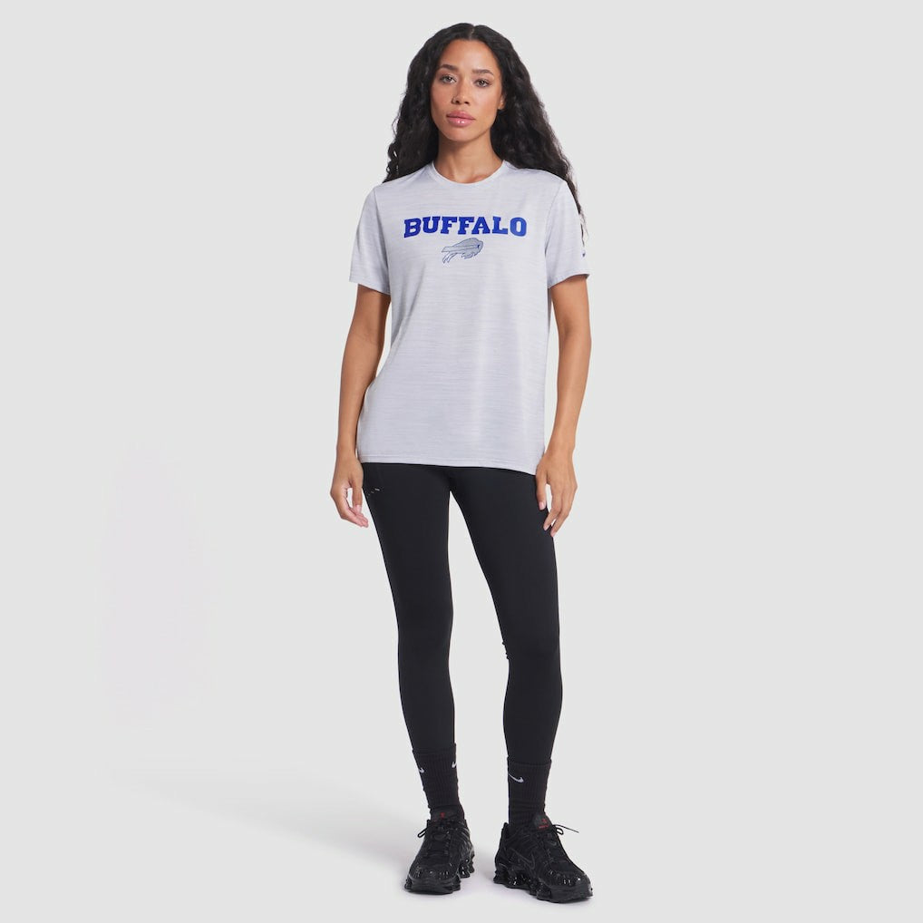 Buffalo Bills Women's 2025 Rivalries Collection Sideline Velocity Dri-FIT T-Shirt - White outlet