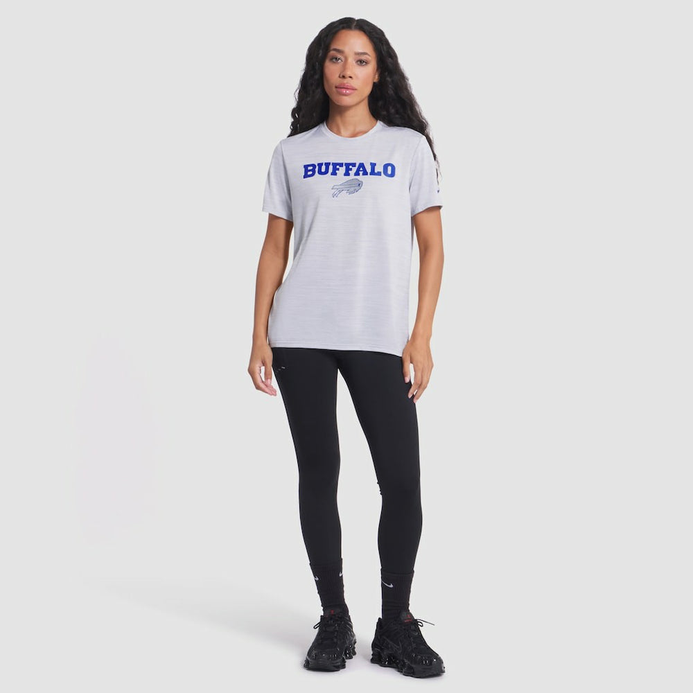 Buffalo Bills Women's 2025 Rivalries Collection Sideline Velocity Dri-FIT T-Shirt - White outlet