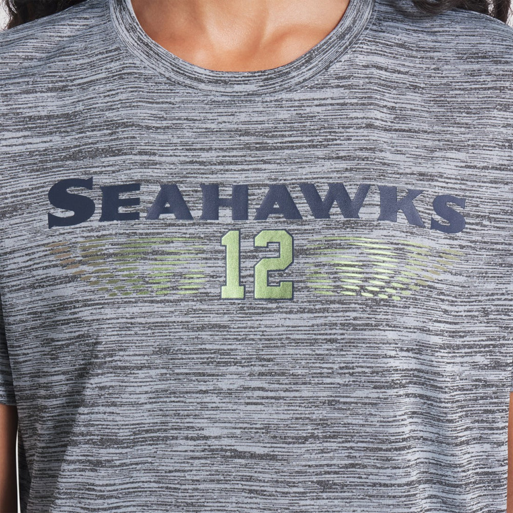 Seattle Seahawks Women's 2025 Rivalries Collection Sideline Velocity Dri-FIT T-Shirt - Wolf Gray cheap