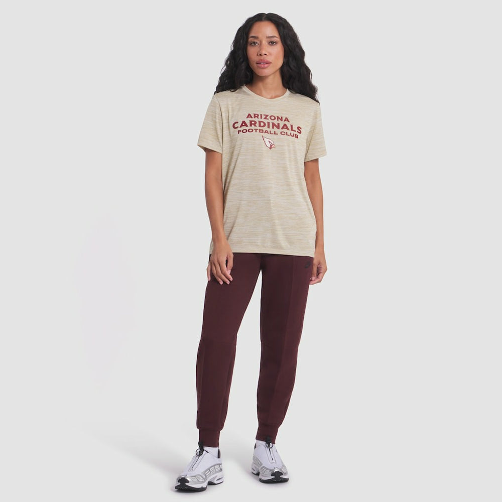 Arizona Cardinals Women's 2025 Rivalries Collection Sideline Velocity Dri-FIT T-Shirt - Natural on sale