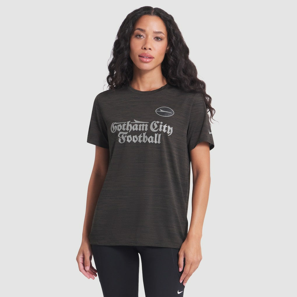 New York Jets Women's 2025 Rivalries Collection Sideline Velocity Dri-FIT T-Shirt - Black for sale